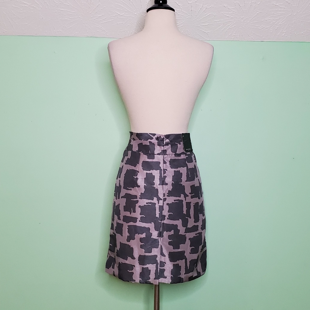 Banana Republic Petite Black & Gray Mini Skirt - Picture 4 of 6